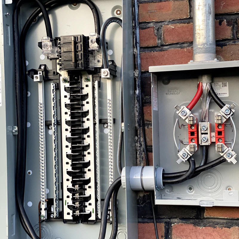 service tab electrical rewiring